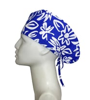 Desenli Mavi Doktor Hemşire Aşçı Cerrahi Bone Hastane Bone Bandana M452