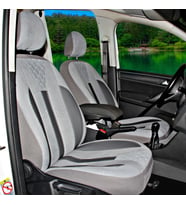 Citroën Berlingo 2018+ Uyumlu Gri Ticari Tay Tüyü Koltuk Kılıfı