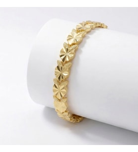 Moncuk Design Amora 24K Gold Kaplama 8 mm Kadın Bileklik 3351KBV5D9