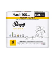 Sleepy Extra Bebek Bezi Ultra Paket 4 Beden Maxi 100 Adet - Standart