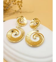 Selene Spiral Gold Küpe