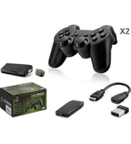 Hadron HD327 Kablosuz Çift Joystıck Retro Oyun Konsolu Game Stick Atari Oyunları (Siyah)