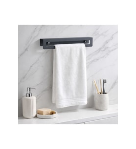 BANYO MUTFAK HAVLULUK KENDİNDEN YAPIŞKANLI 40 CM ANTRASİT
