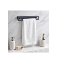 BANYO MUTFAK HAVLULUK KENDİNDEN YAPIŞKANLI 40 CM ANTRASİT