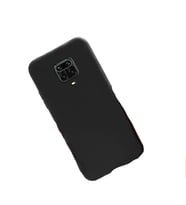 Redmi Note 9S ile Uyumlu Cappy Silikon Kılıf Siyah
