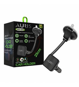 AURIS ARS-H25 360° Dönen Başlıklı Araç İçi Telefon Tutacağı