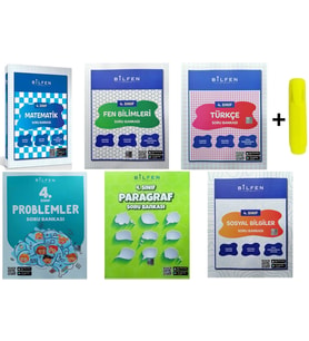 Bilfen Yayınları 4. Sınıf Matematik Fen Türkçe Sosyal Problem Paragraf Soru Seti
