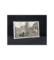 1938 yılında postadan geçmiş İsviçre Kartpostal Turm Spaniola Sta. Maria b. Pontresina