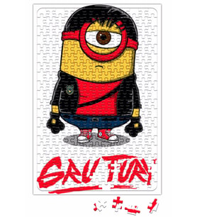 Minion Kung Fury Gru Fury Puzzle 240 Parça Yapboz