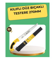 Mey İthalat® 270 mm Düz Bıçaklı Bahçe Budama Testeresi Kılıflı