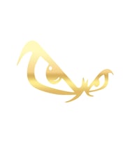 Gözler Sticker 17x17 Cm Gold