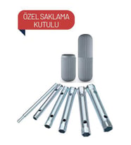 ModaCar 4 TAKIM 8mm-17mm Kovan Tork Anahtar Kutulu Set 713865