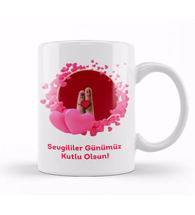 Sevgililer Günü Sevgiliye Hediye 040 Kupa Bardak Porselen