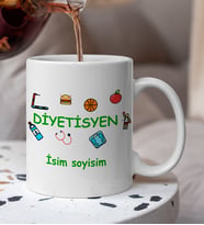 Diyetisyen Özel Tasarım Kupaa Bardakk