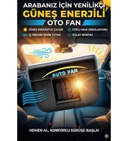 Özel Üretim Portatif Solar Havalandırma Fanı Auto Cool Güneş Enerjisiyle Çalışan Araç İçi Soğutucu