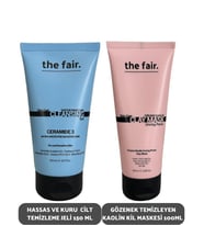 the fair. Hassas ve Kuru Cilt Temizleme Jeli 150 ml ve Gözenek Temizleyen Kaolin Kil Makesi 100 ml