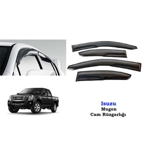 Isuzu D-Max Mugen Cam Kenar Rüzgarlığı 2006-2012