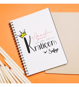 Anneler Günü Tasarımlı Defter Kişiye Özel
