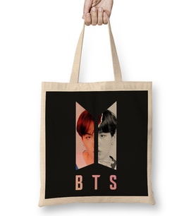 Bts Suga 06 Bez Çanta Uzun Saplı