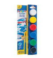 Carioca Tempera Suluboya Süper Yıkanabilir Fırçalı 25 ML 6 Renk Suluboya
