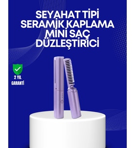 Usb Şarjlı Kablosuz Saç Düzleştirici – Hızlı Ve Pratik