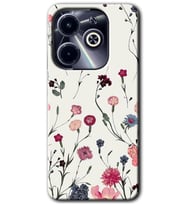 İnfinix Hot 40i Kılıf HD Desen Baskılı Kılıf - Mat Çiçek