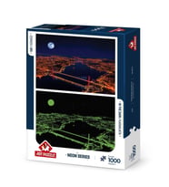 Art Puzzle Üç Köprü, Bosphorus 1000 Parça Neon Puzzle