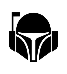 Miyrem Sticker Serisi Star Wars 3 Sticker (Siyah)