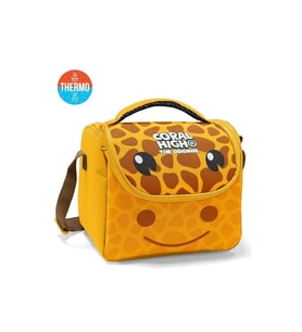 CORAL HIGH 37162 KIDS SARI ZÜRAFA DESENLİ THERMO BESLENME ÇANTASI