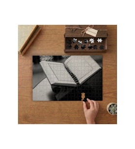 Dini Kitap - Tesbih - Kura-i Kerim Tasarımı 240 parça Ahşap Puzzle Ahşap Kutuda MP04338