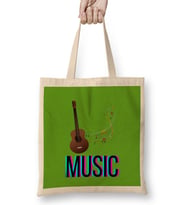 Music Music Music Bez Çanta Uzun Saplı