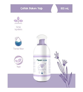 Babyicon Baby Icon Çatlak Karşıtı & Nemlendirici Vegan Cilt Bakım Yağı 100 ml