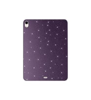 Apple iPad Air 11 2024 Uyumlu Simli Parlak Görünümlü Zore Tablet Koton Kılıf (Koyu Mor)