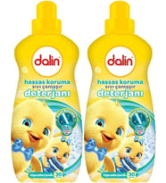 Dalin Sıvı Çamaşır Deterjanı 1500 ML Hassas Koruma (Hipoalerjenik) (2 Li Set)