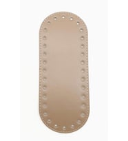 Angel Çanta Aksesuar Suni Deri Vizon 20X8 cm Oval Çanta Tabanı