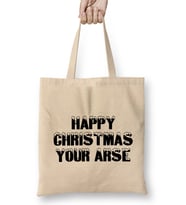 Happy Christmas Your Ars Bez Çanta Uzun Saplı