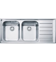FRANKE Neptun NEX 621 SAĞ Inox 2 Gözlü Damlalıklı Eviye (Gri)