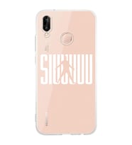 Huawei P20 Lite Uyumlu Baskılı Yumuşak Silikon Şeffaf Telefon Kılıfı