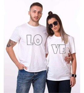 Tshirthane Lo Ve Bold Sevgili Kombinleri Tshirt Kombini (Tek Ürün Fiyatıdır.)
