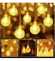 Kristal Top Süslü 2 Metre Led Işık Dekoratif Led Aydınlatma  (Karışık)