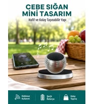 Cep Boy Bluetooth Hoparlör Güçlü Ses Çıkışı Tws Destekli Yeni Nesil