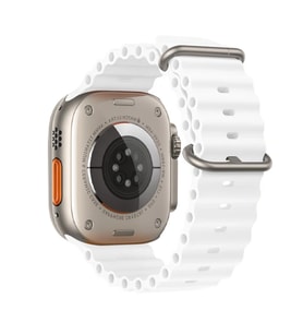 Ally Apple Watch 7-8 41mm 6-5-4 40mm Marine Silikon Kayış Kordon 3-2-1 38mm-(5775) - 1OL2180-2254