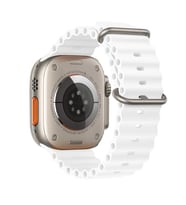 Ally Apple Watch 7-8 41mm 6-5-4 40mm Marine Silikon Kayış Kordon 3-2-1 38mm-(5775) - 1OL2180-2254