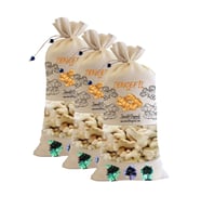 3 Adet Bez Torba Zencefil Kökü 600 Gr. X 3 Ad. Yeni Mahsül Beyaz Kurutulmuş Kök Zencefil 1.8 Kg.