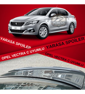 Peugeot 301 Bagaj Üstü Yarasa Spoiler Piano Black