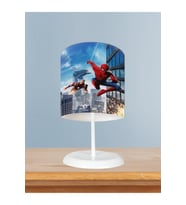 MEKTA HOME BEBEK VE ÇOCUK ODASI Iron Man ve Spider Man Desenli Abajur
