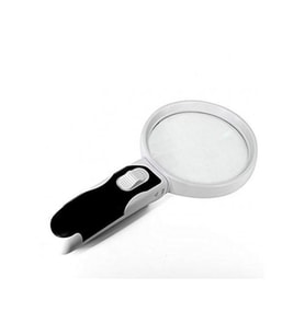 2 Ledli Takı Büyüteci Çıkarılabilir Lens 2.5x 90mm