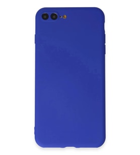Durukar® iPhone 7 Plus Kılıf First Silikon - Koyu Mavi