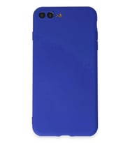 Durukar® iPhone 7 Plus Kılıf First Silikon - Koyu Mavi