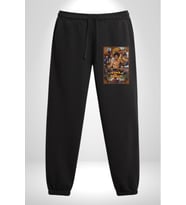Enter The Dragon Bruce Lee Afiş 3 İplik Erkek Baskılı Siyah Eşofman Altı
